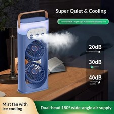 Dual Misting Fan Pro Mist - Indoor & Outdoor Personal Fan With Misting System