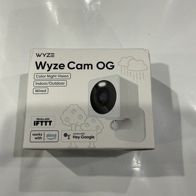 Wyze Cam OG Indoor Outdoor WiFi Smart Home Security Camera White