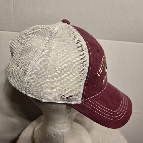 Cappello camionista Outer Banks North Carolina con berretto posteriore a scatto in rete invecchiata squalo - Foto 4 di 9