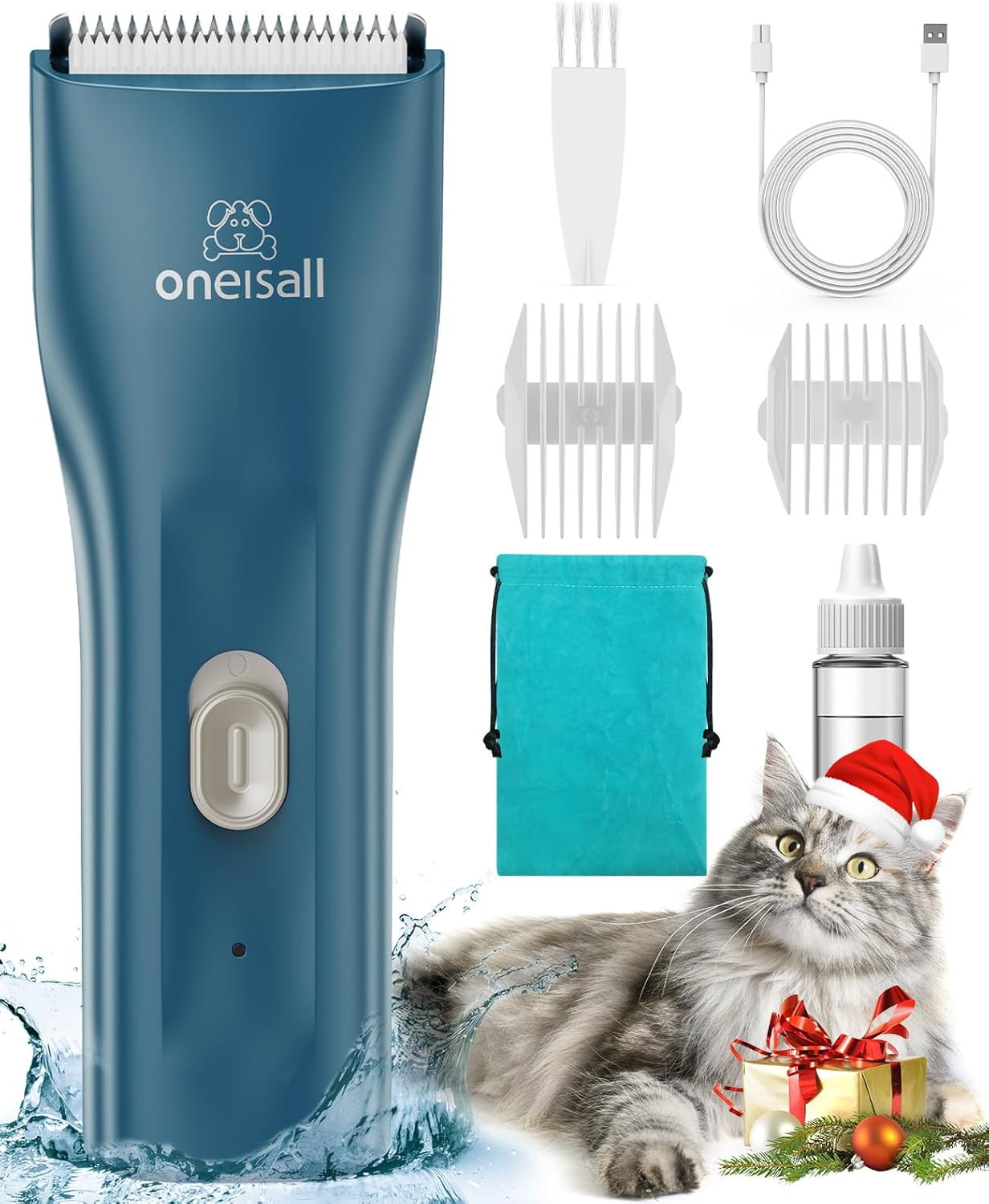 Pet Clipper for Cat Matted Hair, Pet Shaver for Cats Quiet Pet Clippers Waterpro