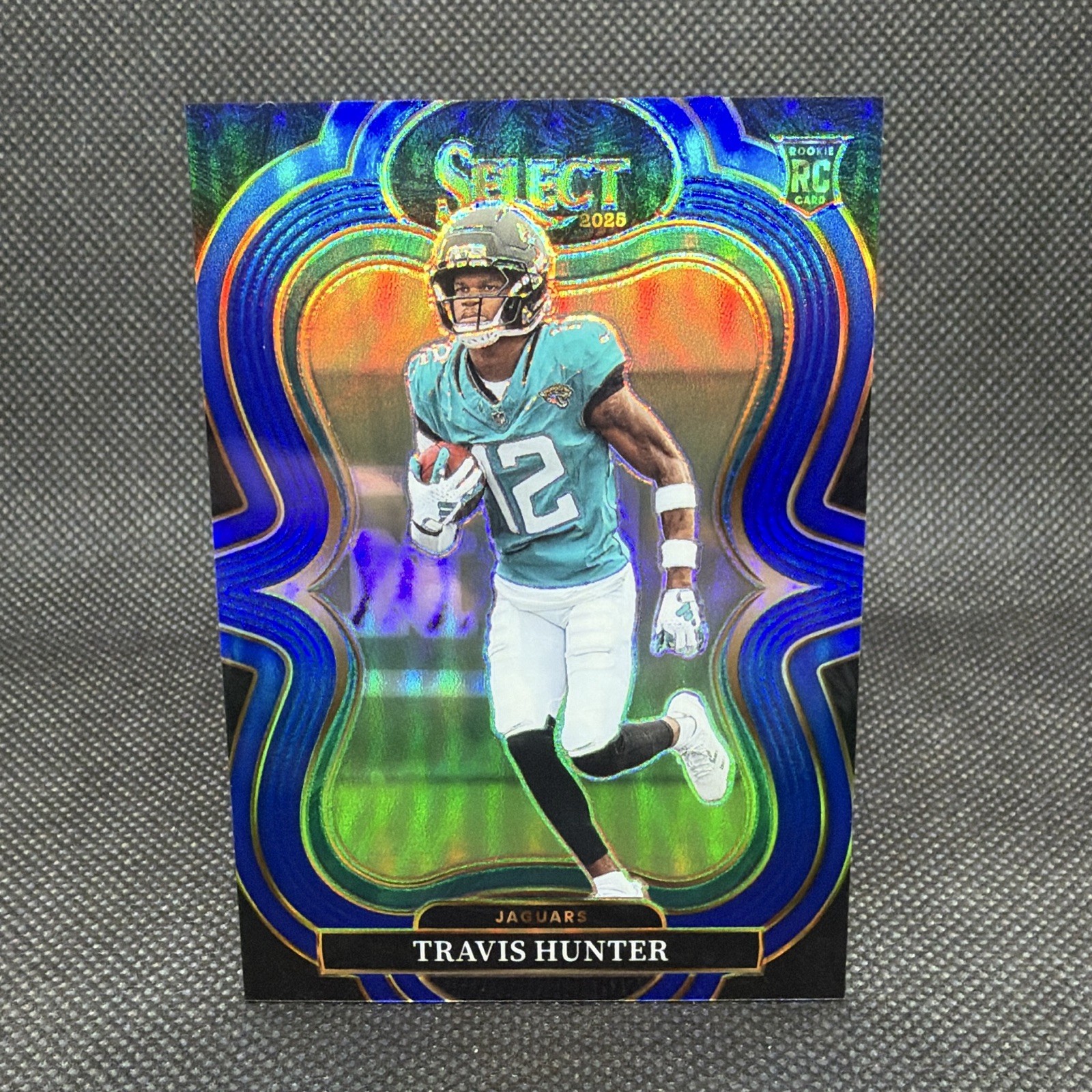 Panini 2025 Select Travis Hunter Suite Level Blue Prizm RC /99 Jaguars #328