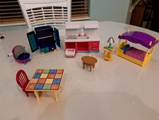 Dollhouse Furniture Lot plastic