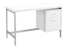【US】Computer Desk,Home Office,Laptop,Left,Right Set-up,Storage Drawers,48"l,Wor