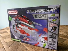 Meccano Spacechaos Silver Force Model Set 3150A - Transform 2 Space Ship Models