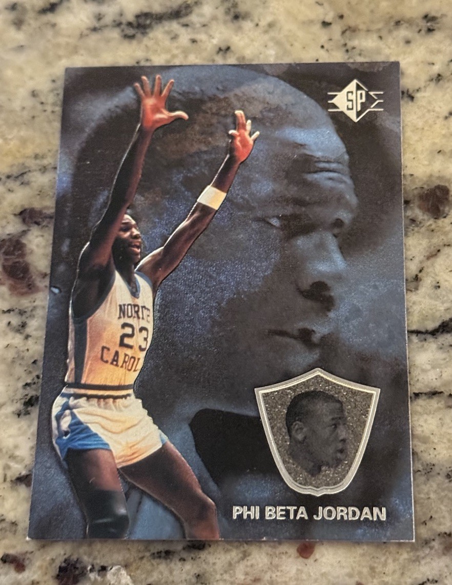 1998 Upper Deck SP Top Prospects Michael Jordan Phi Beta Jordan #J14 UNC