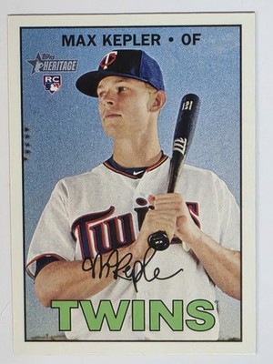 2016 Topps Heritage High Number SP #717 Max Kepler RC