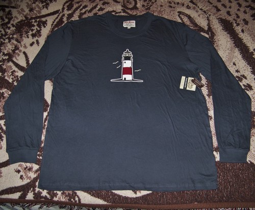 NEW RED JACKET Long Sleeve Embroidered Tee Shirt SANKATY HEAD GOLF CLUB 2XL Blue