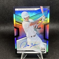 2023 Panini Elite Extra Edition Hiro Wyatt Autograph #143 Royals MLB