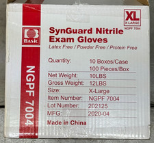 1000 3 Mil Disposable Nitrile Examination Gloves Non-Sterile Powder-Free Size XL
