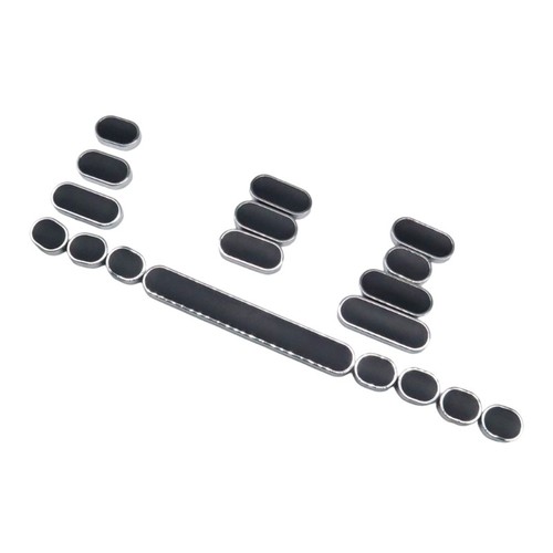 Quality Black Round Punk Keycap Set for Mechanical Keyboards Excellent to Touch