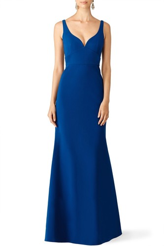 Jill Jill Stewart Damen Kleid Saphir Herzausschnitt Kleid Blau Größe 8 - Bild 1 von 15