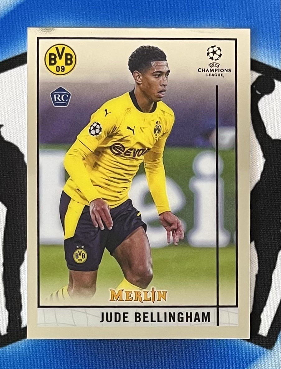 Jude Bellingham 2020-21 Topps Chrome Merlin UEFA Rookie Borussia Dortmund #31 RC