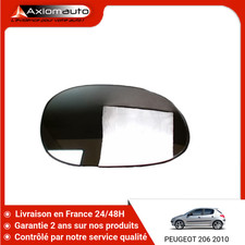Glace de rétroviseur Peugeot 206
