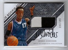 Dennis Schroeder 13/14 Exquisite Auto RC Rookie #67 Serial #093/199