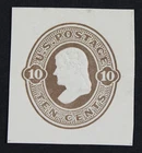 CKStamps: US Cut Square Stamps Collection Scott#U91 Unused H NG
