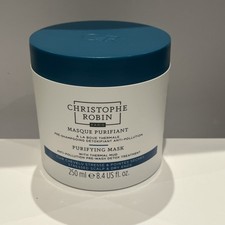 CHRISTOPHE ROBIN PURIFYING HAIR MASK WITH THERMAL MUD 250ML BRAND NEW