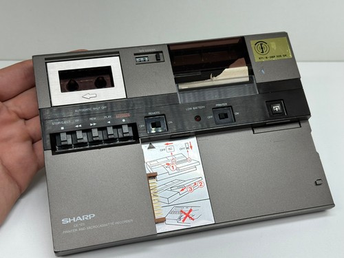 Sharp CE-125 Drucker und Cassettenlaufwerk - UNGEPRÜFT! Lesen ⚡BLITZBEREIT⚡ - Afbeelding 5 van 11