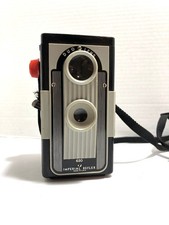 Vintage Imperial Reflex 620 Duo Lens Black Box Camera Made In USA