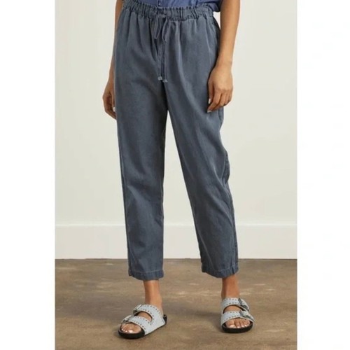 XiRENA Rex Washed Blue 100% Cotton Textured Light Casual Pants Women's Small
