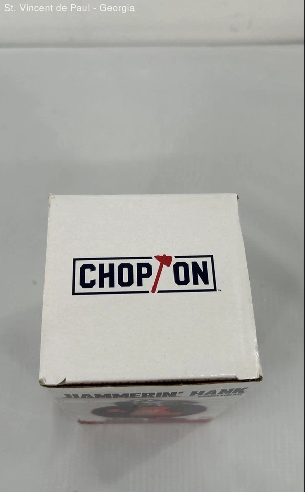 Atlanta Braves Home Depot Herramienta Carrera Hammerin’ Hank Mini Bobblehead 7/2/23 Foto 3 de 4