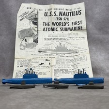 Submarino atómico Kelloggs modelo de bicarbonato de sodio vintage USS Nautilus SSN 571