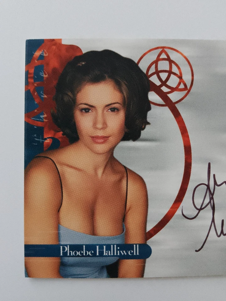 Alyssa Milano Inkworks 2000 Charmed Season 1 Autograph A3 Phoebe Halliwell - Image 3 of 4