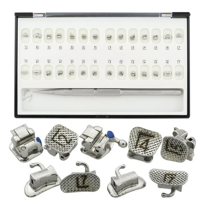 Dental Damon Q Self-ligating Bracket Orthodontic Metal Brace MBT 022 3Hook Ormco