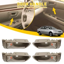Fit Toyota 2002-2006 Camry Interior Front Inside Door Handle LH Rear 4PCS RH Set