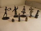 8 x small metal figures job lot