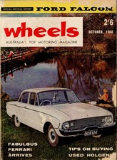 Wheels Australia Motoring - October 1960 - Ferrari, Ford, Cadillac + Chevrolet