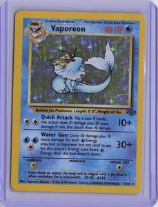 vaporeon pokemon card ebay Vaporeon 12 64