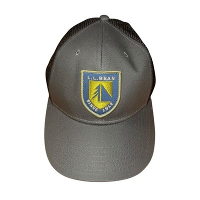 LL Bean Since 1912 SnapBack Trucker Hat Cap Mesh Back Hiking Embroidered Patch