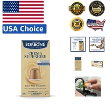 Caffe Borbone Crema Superiore Pods - 100  Nespresso Compatible Aluminum Coffee