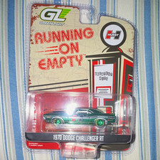 Greenlight Running on Empty 1970 Dodge Challenger R/T Hurst Green chrome chase