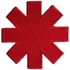 RED HOT CHILI PEPPERS - ASTERISK - EMBROIDERED PATCH - BRAND NEW -RHCPPAT05