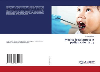 Mahua Dutta | Medico legal aspect in pediatric dentistry | Taschenbuch (2024)