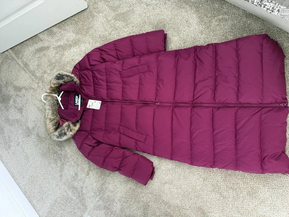 Chaqueta Lands' End para mujer NUEVA. Borgoña. Talla S Foto 4 de 4