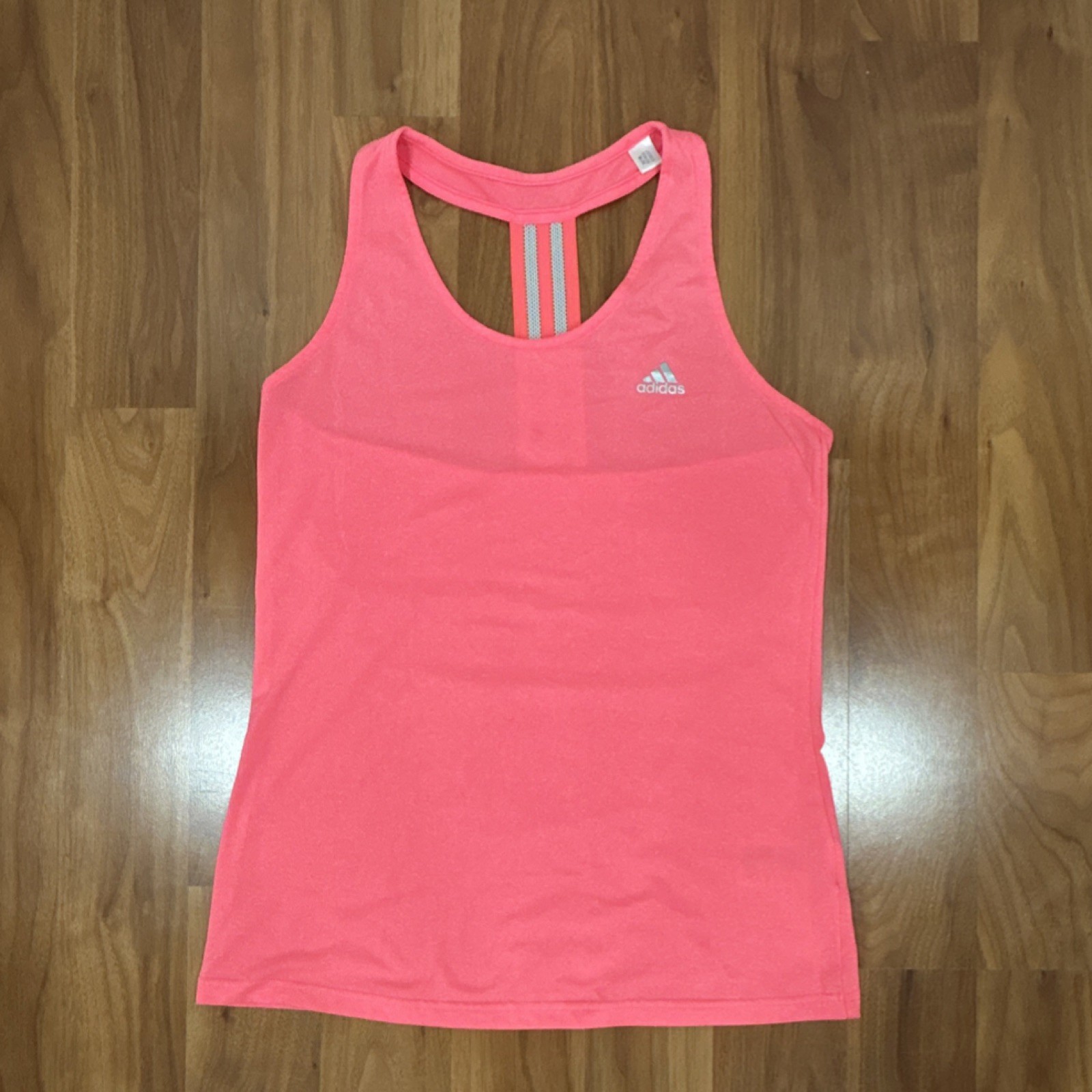 adidas Climalite Pink Racerback Stretch Tank Top Women's Activewear Size M