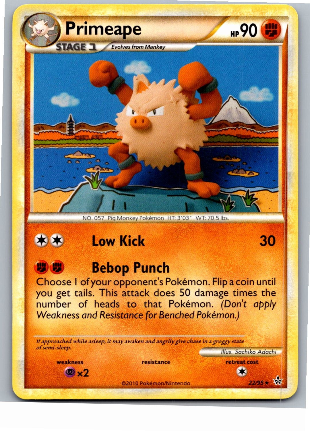 Primeape Rare Unleashed 22/95