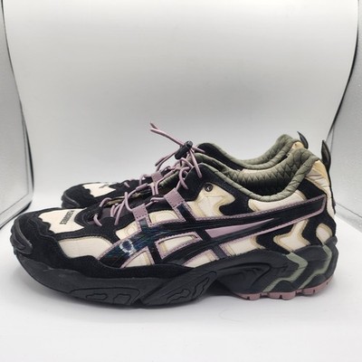 Asics x Pleasures Gel Nandi Cream Graphite Grey Men's Size 13 Rare 1201A125-100