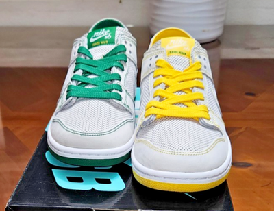 Nike SB Dunk Low Decon Ishod Wair Mismatch White/White-Aloe Verde