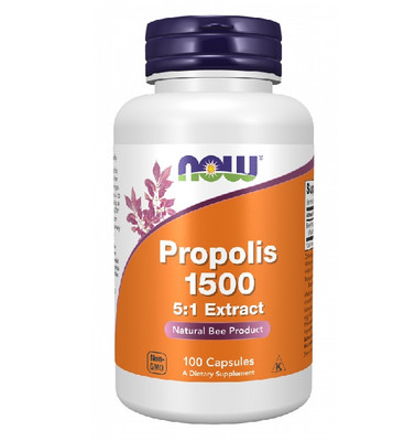 Now Foods Propolis 1500 5:1 Extract 100 VCaps
