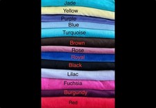 Solid VELOUR Fabric By The Yard, 58"- 60" Wide, 65 Cotton,35 Polyestr