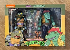 NECA TMNT Cartoon Slash and Leatherhead Figures 2 Pack NEW Target Exclusive