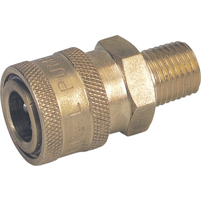 #ad NorthStar Pressure Washer Quick Coupler 1 4in. Male 3000 PSI Brass $15.99