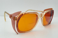 Vintage Corning SS01 Brown Translucent Oval Sunglasses USA FRAMES ONLY