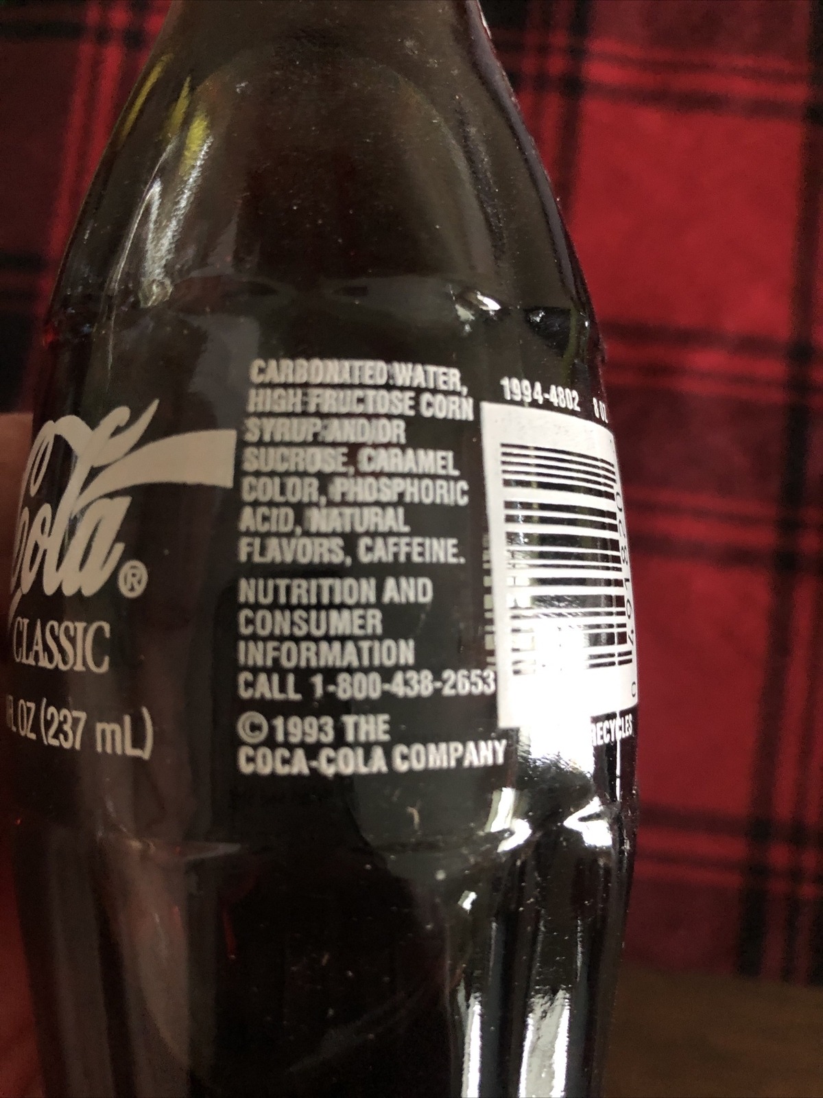 Unopened 8oz Coke Bottle. 1993 AFC Central Jacksonville Jaguars