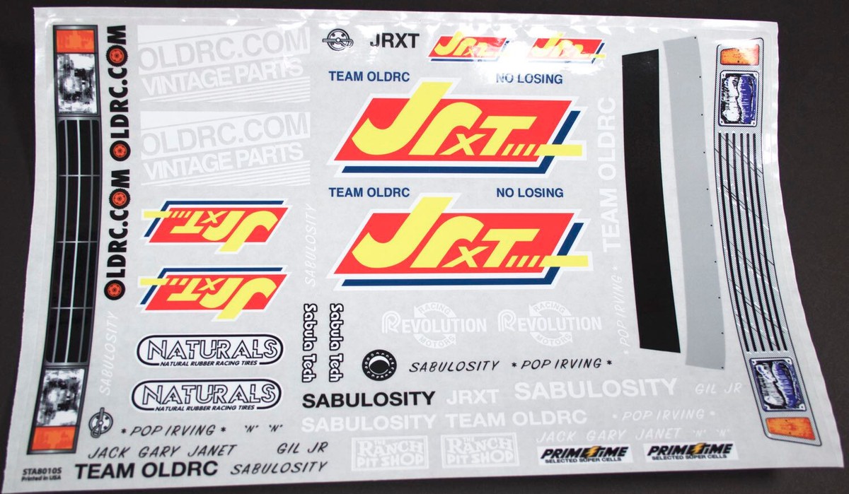 1991年　TEAM LOSI Junior T 部品取りラジコン　1/10 Team Losi JRXT Junior T Unpainted Body w/ Window Masks and