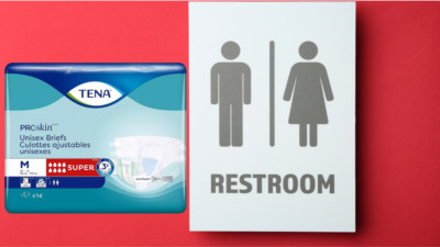 Tena ProSkin Unisex Incontinence Adult Diapers Maximum Absorbency Medium 14 Pack