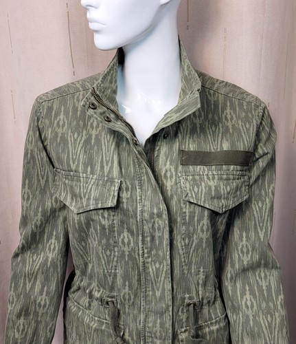 M&S Ladies' COMBAT Utility JACKET ~ Size 12 ~ KHAKI - 第 3/7 張圖片